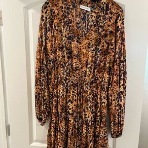 Leopard Print Maxi Dress